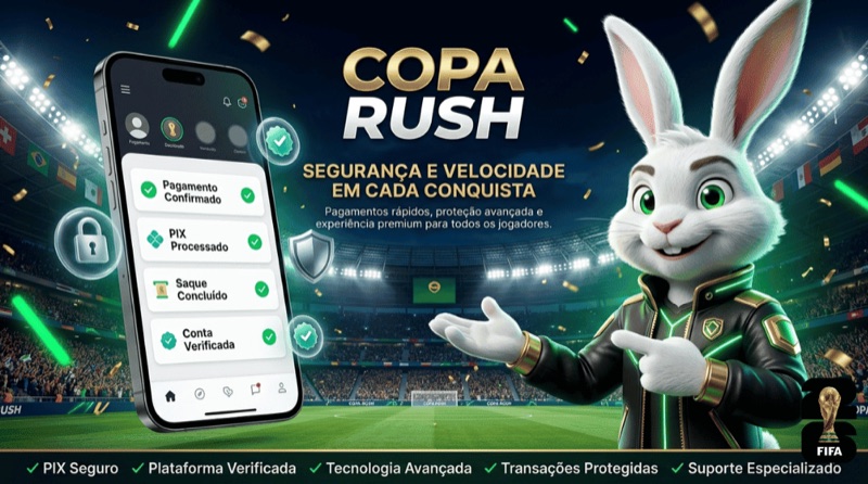 Copa Rush — Segurança e velocidade em cada conquista
